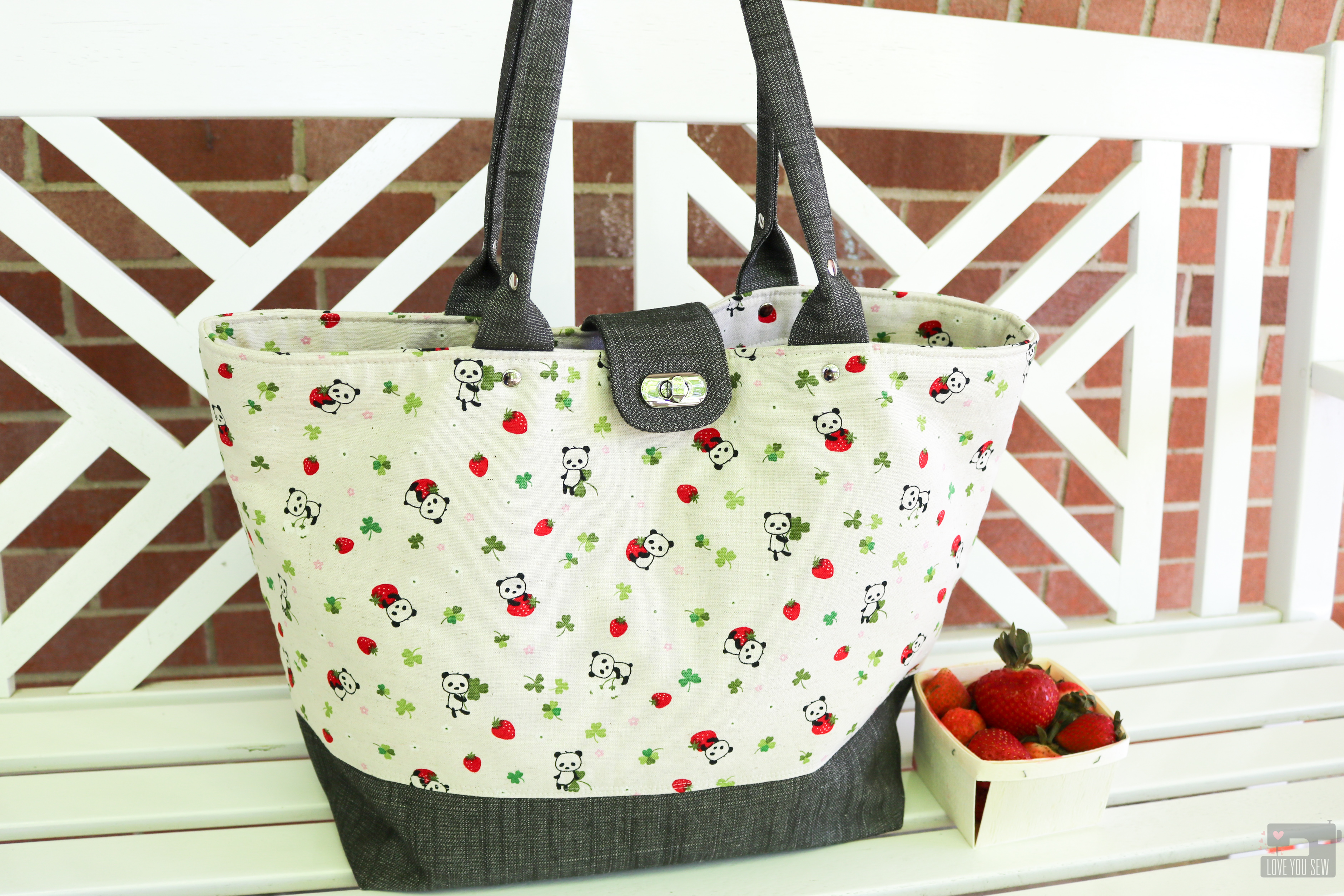 Colleen Tote Bag FREE Flap and Purse Feet Add-On Pattern – Love You Sew